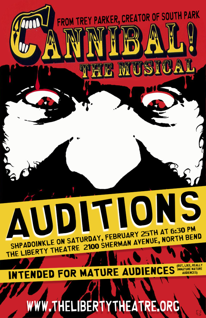 Cannibal The Musical Auditions Feb 25